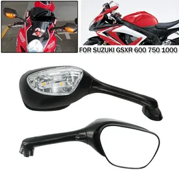 Lustro boczne z tyłu motocykla z LED skrętu światło sygnałowe dla Suzuki GSXR 600 750 1000 GSX-R K6 K8 SV650 650S SV 1000 1000S