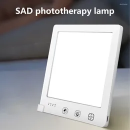 Nattlampor Sad Potherapy Lamp 10000 Lux Dual Temperatur USB LED LED ANTI-FATUEGY THERAPY LIGHT 3 TIMERS Memory Function