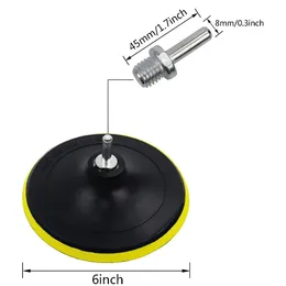 Cuscinetti per lucidatura per auto da 8 pezzi cuscinetti polacchi pad luciding abrasive pad padigini per spugna di spugna per faro per il faro