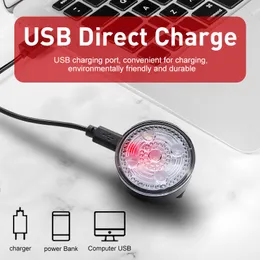 LED Bicycle Light USB Rechargeable Rear Bike Light Set 220mah Lithium Battery 6 Mode Light Rear Tail Light Bike Accessories