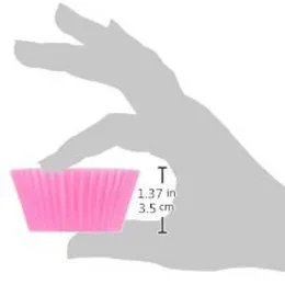 12pcs/Set Silikonkuchen Cupcake Cup Backware Back Silikonformen Muffin Cupcake Formen Diy Kuchen Dekorieren Werkzeuge Zubehör