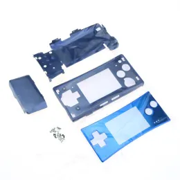 ZUIDID Gold Silver Black Red Blue 4 in 1 Metal Housing Shell Front Case for GameBoy MICRO for GBM Case Cover Repair Part