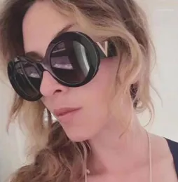 Okulary przeciwsłoneczne Marka Stylowa retro owalne kobiety 2021 Męskie luksusowe szklanki unisex17599018