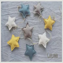 Tapestries Nursery Kids Nordic Progare Props Baby Room Gall Crecations Star Garlands