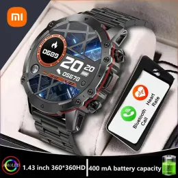 Watches Xiaomi 360 AMOLED HD Screen Watch for Men Smart Watch Bluetooth Calling Smartwatch 2023 Fashion Sports Clock New Smartband Man