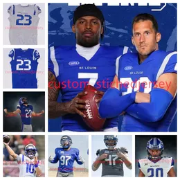 Koszulki piłkarskie St. Louis Battlehawks Jerseys Austin Proehl AJ McCarron Nick Tiano Manny Wilkins Eric Magwood Mike Panasiuk Warmack Kevin Atkins Willie