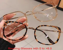 선글라스 남성 여성 안티 블루 라이트 독서 안경 빈티지 큰 정사각형 안경 컴퓨터 안경 UV400 금속 프레임 1 25 32458310