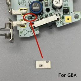 JCD -ersättningsspel Moderkort säkringar F1 F2 för Gameboy GBA GBC GBP GBA SP Fuse Game Console Accessories