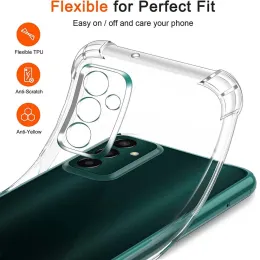 Clear Case for Infinix Note 12 VIP 12I 11 Pro tjock stötsäker mjuk silikontelefonskydd för Hot 11 2022 11S NFC 12 Pro 12 Play