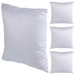 Travesseiro 4 PCs Passagem em branco Passagem Diy Sublimation Couch Capas de travesseiros sofá Conjunto de transferência de calor