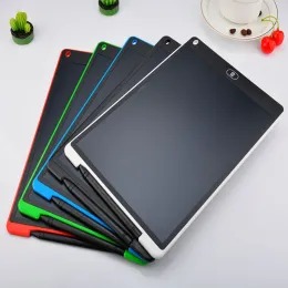 Tablet Çizim Kurulu Yazma Çocuk Graffiti Sketchpad Oyuncaklar 12 inç LCD El Yazısı Blackboard Sihirli Çizim Kurulu