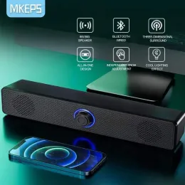 Hoparlörler 4D Bilgisayar Hoparlör Bar Stereo Ses Subwoofer Hoparlör MacBook Dizüstü Dizüstü Bilgisayar PC Müzik Oyuncusu Kablolu Hoparlör