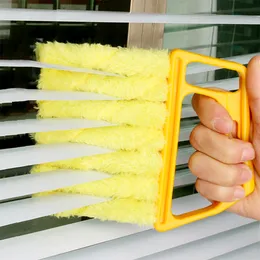 Microfiber Dust Cleaner Brush Washable Window Cleaning Tool för Venetian Air Conditioner Car Electric Fan Groove persienner Rengöringsmedel