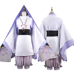 Genshin Impact Scaramouche Kunikuzushi Oyunu Cosplay Costume Wig Kıyafet Balladeer Avcılık Kimono Wanderer Erkekler Rol Oyunu Cadılar Bayramı