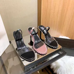 Alexader Wang Sandals Designer Женщины Сандаль высочайший качество роскошные сандалии моды король сандалии вода алмаз богиня в стиле богиня