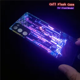 City Luminous Tempered Glass Hülle für Xiaomi Redmi Note 11 9 9s Pro 10 10s F3 F4 GT 9A 9T 10A MI 10T 11 Lite 12 Anime -Hülle Abdeckung