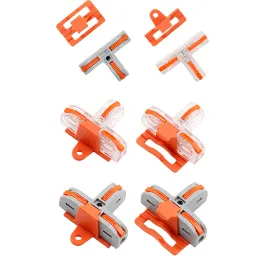 T Type Electric Wire Connector Electrical Terminals for Cable Terminal Blocks Terminator Connectors Quick Plug-in Wire Terminal