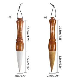 Pratica spazzola cinese per scrittura cinese a forma di tramoggia a forma di tramoglino grande pennello calligrafia pennello pennello per pittura per distico per