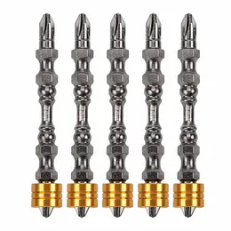 Phillips Electronic Drickdriver Bit Magnetic Bit Set Double Head Hand Tools 65mm 5PCS/SET用