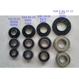 Nytt för Samsung Drum Washing Machine D35 Lager 6205RZ 6206RZ Water Seal D25 6203RZ 6204RZ D30 6204 6205 WASHER PARTS