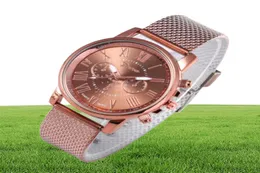 STYLA STIL SHSHD -märke Geneva Cwp Mens Watch Double Layer Quartz Womens Watches Plastic Mesh Belt Wristwatches4337050