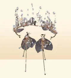 Cabeças de cabeceiras O Manual de Vestido de Noiva da noiva Crown é merece ser um papel do Super Sweet Fairy Hair Hoop Suit Korean Silk 7827788