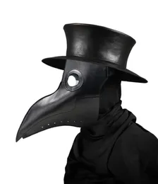 New Plague Doctor Masks Beak Doctor Mask Long Cosplay Cosplay Fancy Mask Gothic Rock Rock Leather Halloween Beak Mask267V3067330