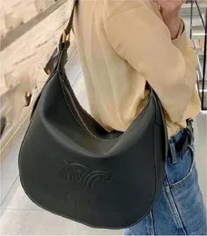 Heloise designer hobo väska kvinnor axel väska handväska crossbody handväska läder stor kapacitet klassiska brev modeväskor