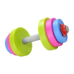 Kits Kids Kits Toy Barbell Conjunto Balanceamento Toys Plástico Dumbbell Suor Suor Sorte