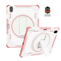 Tablet PC -fall Väskor Kickstand Case för iPad Pro 11 Inch 2022 2021 2020 2018 Roterande täckning för Air 4 5 10.9 2022 10.2 Mini 6 5 4 stötsäker Funna 240411