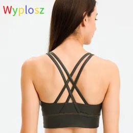 Bras Wypllosz Frauen Sport Bra Push Up Workout Hip Heben Unterwäsche Frauen unterstützen Röhrenplatten nahtlos hohe Vergoldung eng Nude