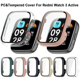 Ochronne obudowy Redmi Watch 3 Active Full Cover Screen Protector Tempered Glass Film Bumper Shell