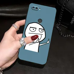 Cute Funny Man Middle Finger Cover Phone Case Funda For OPPO RENO 7 8 6 5 Coque 4 3 2 2F 10 PRO PLUS 4G FIND X2 X3 X5 5G Case