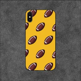 American Football Phone Case لـ iPhone 11 12 MINI 13 14 Pro XS MAX X 8 7 6S Plus SE XR Shell