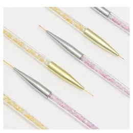 New Product with Drill Nail Three Line Drawing Pen Very Fine Nail Color Drawing Pen Pencil Pencil Pencil Mixed Color Drill Pen