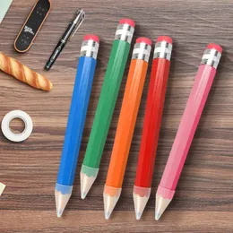 35cm Dev Kalem Ahşap Jumbos Kalem Komik Renkli El İleticisi Kırtasiye Yenilik Kalemi Çocuklar İçin Öğrenci Noel Süs Hediyeleri