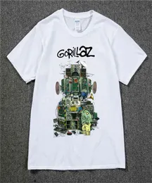 Gorillaz T Shirt UK Rock Band Gorillazs Tshirt HipHop Alternative Rap Music Tee Shirt The NowNow New Album Tshirt Pure Cotton3263351