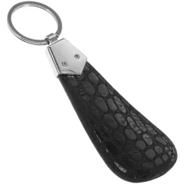 Ручка обуви PU Horns Металлические ложки мини -портативный карманный клавиш держатель ключа для подъема подъема ручной работы