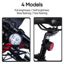 자전거 조명 LED 충전식 자전거 램프 전면 앞면 MTB 자전거 USB Flashlight Taillight Headlight Flashlight Cycling Accessories