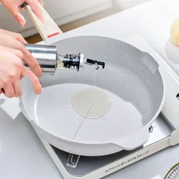 Gianxi nonstick pan multifunktionell aluminiumlegering belagd med medicinsk sten wok biff ägg pannkakor köksredskap