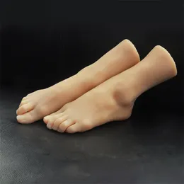 Tpe Female Foot Mannequin, Manicure Jewelry Display, Artificial Props, Male Toes Can Positioned Medical Science, E142, 2023