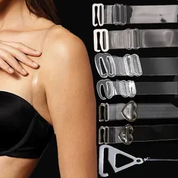 1Pairs Clear Bra Straps Transparent Invisible Detachable Adjustable Shoulder Strap Women's Elastic Belt Intimates Accessories