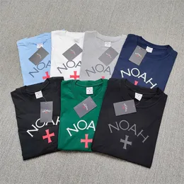 デザイナーTshirt Noah NYCショートラグジュアリーメンズスリーブレディースハイストリートティートップレタリングTシャートラックスーツネックプルオーバーファッションブラウスカップルティー