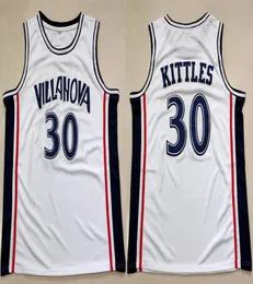 College Jersey Basketball 199697 Villanova Wildcats Kerry Kittles 30 Retro Basketball Jersey Men039s Cucile Stitine S53534575