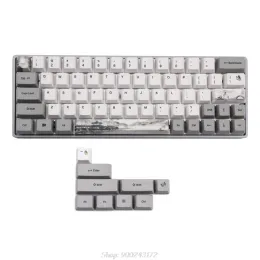 キーボード61+11 OEM PBTキーキャップフルセットメカニカルキーボードキーキャップPBT DYESUBLIMATION CHERRY KEYCAPS O16 20ドロップシップ