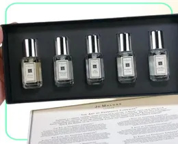 Kit più nuovo come regalo per donne uomini blu set fragrance profumo inglese pera blu selvaggio bluend spray long parfum 5pcs*9ml in 1 box consegna veloce4481983