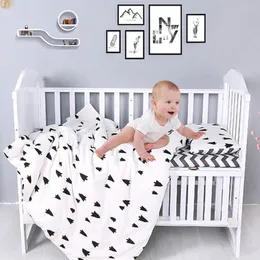 7PcsSet Baby Bedding Set Cotton Bed Linens Kit For Boy Girl Cribs Cartoon Cot Pillowcase Sheet Duvet Cover Without Filler 240325