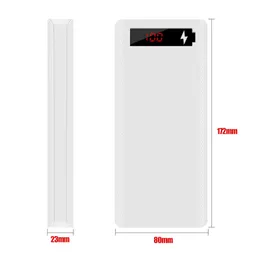 8x18650 Power Bank for CASE A6 LCD Display Mobile Phone Charge DIY for shell Cha