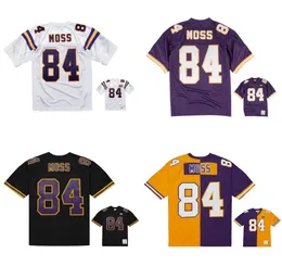 Stitched Football Jerseys 84 Randy Moss 1998 Mesh Legacy Pensionerade Retro Classics Jersey Men Women Yourth S-6XL