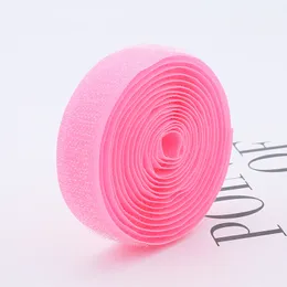 1M/Pair 2cm Wide Colourful Hook and Loop Fastener Tape Auto Adhesive Clothing Shoes Hat Bag Sewing Accessories DIY Craft No Glue